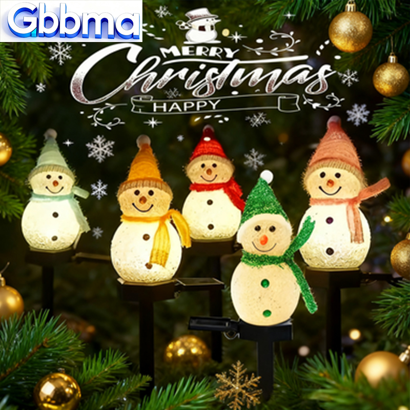 Outdoor Power For Xmas Lights - 2 LED muñeco de nieve luz