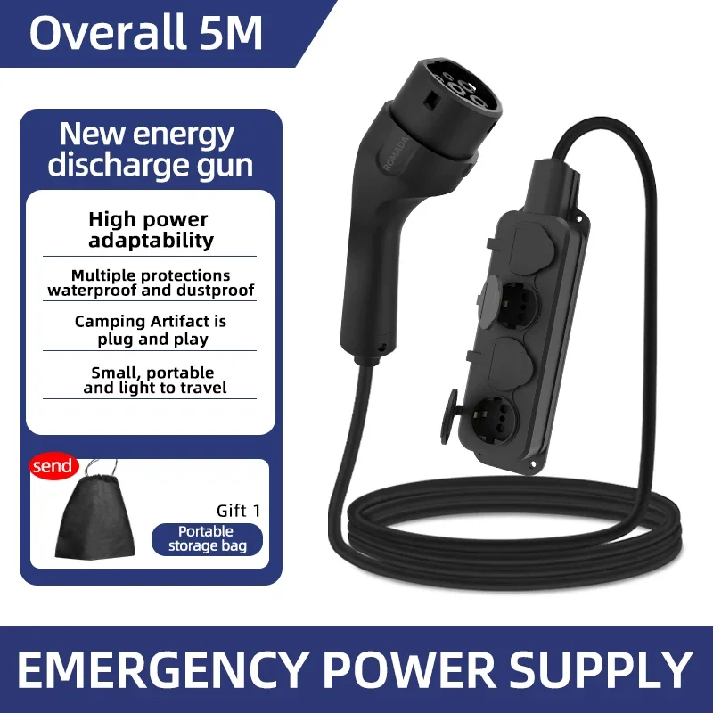 Outdoor Power Tower - Cargador EV portátil para coche eléctrico,