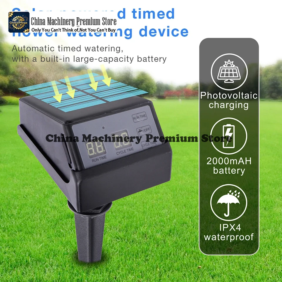 Outdoor Power Timer - Nuevo Temporizador de Riego Solar Automático
