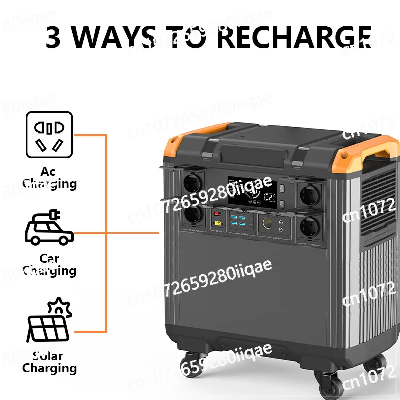Outdoor Power Vac - Estaciones de energía portátiles de 3000W,