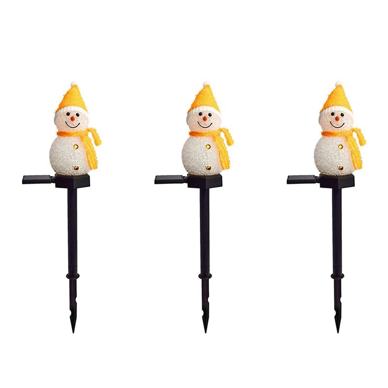 Outdoor Power For Xmas Lights - A01F-3X Luces Solares de Muñeco de