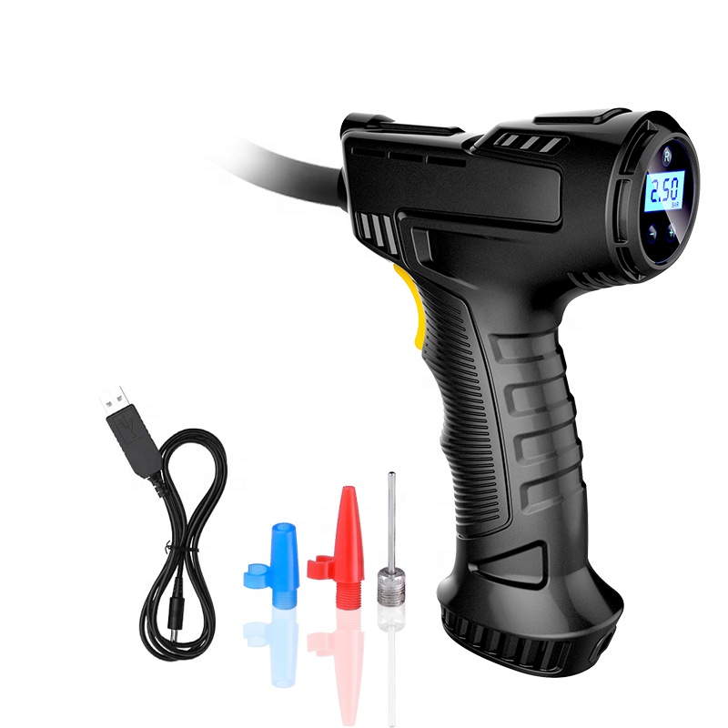 Air Compressor Portable - Bomba de Aire Eléctrica Recargable Digital