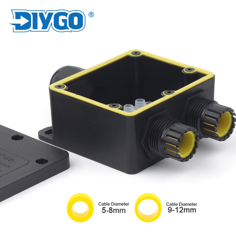 Outdoor Power Supply Box - Caja de conexiones impermeable IP68 para
