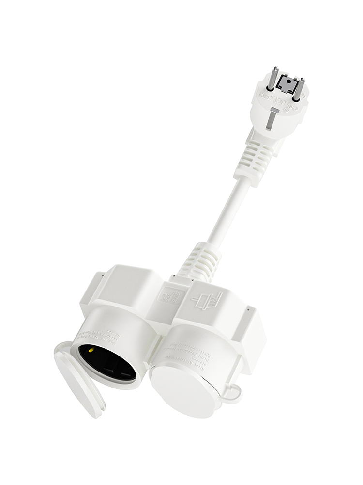 Outdoor Power Vac - Cable de Extensión Europeo con 2