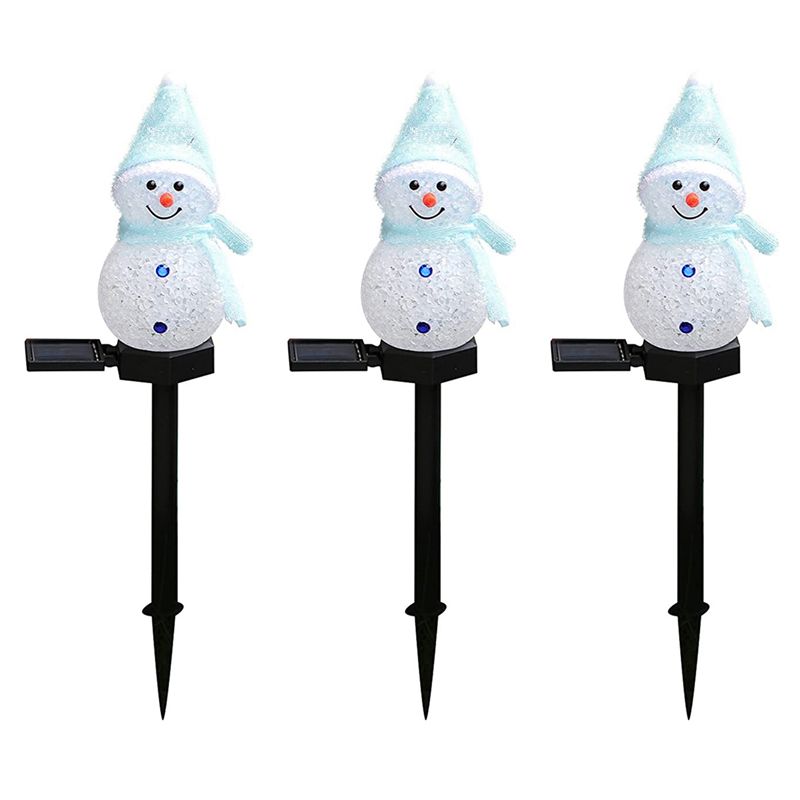 Outdoor Power For Xmas Lights - AA81-3X Luces Solares de Muñeco de
