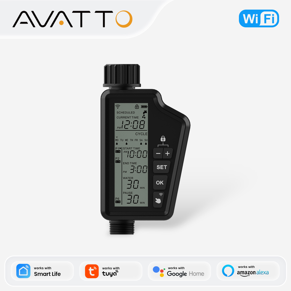 Outdoor Power Timer - AVATTO Tuya WIFI Temporizador de riego