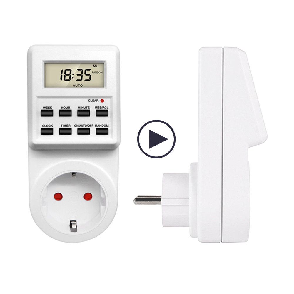 Outdoor Power Timer - Enchufe de interruptor de temporizador Digital