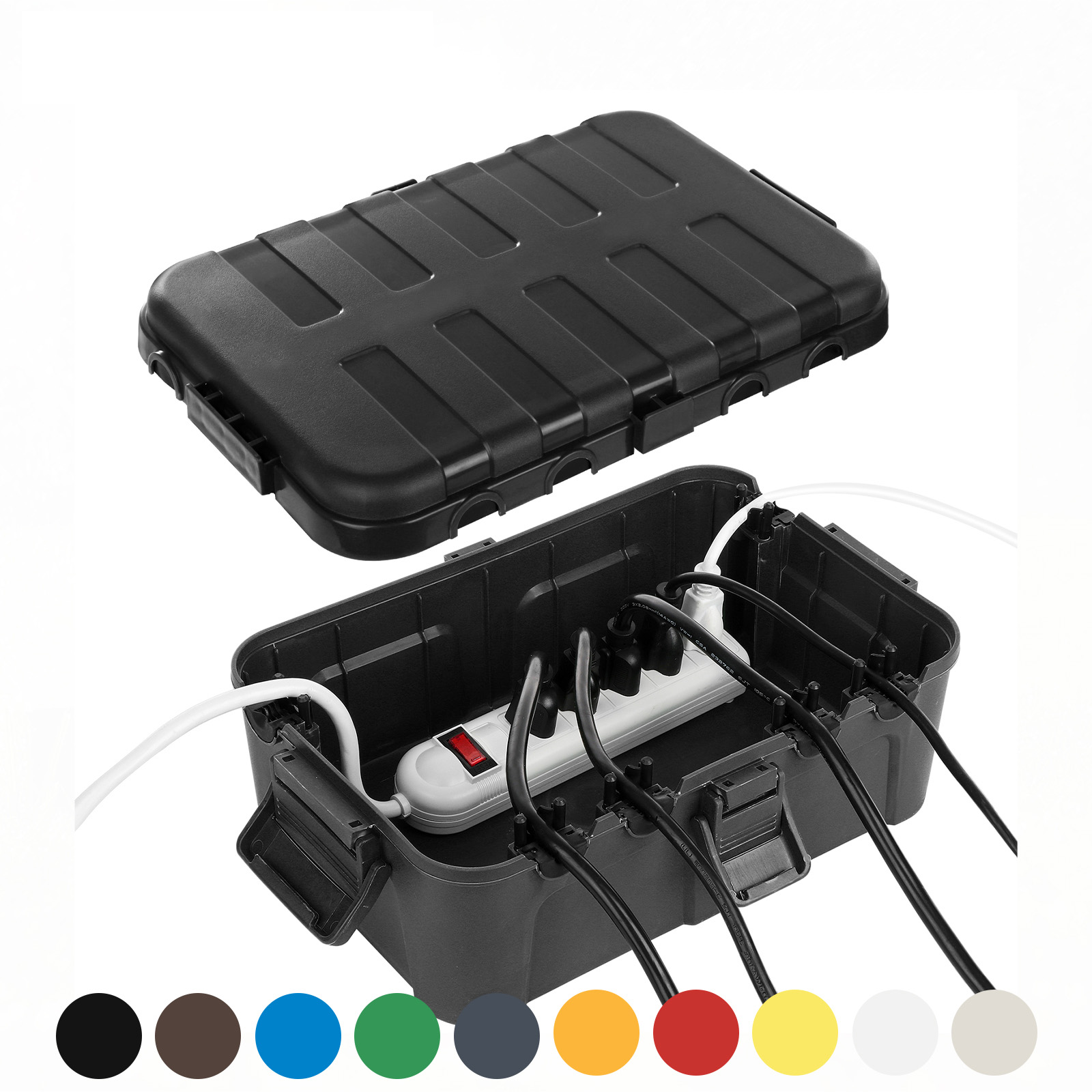 Outdoor Power Timer - Caja eléctrica extragrande para exteriores, cubierta