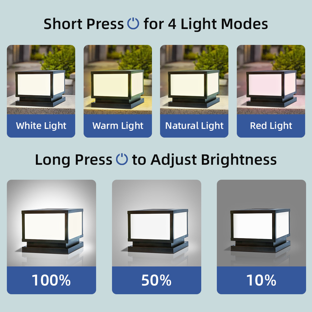 Luces solares LED para exterio - Outdoor Power Tower reseña y precio