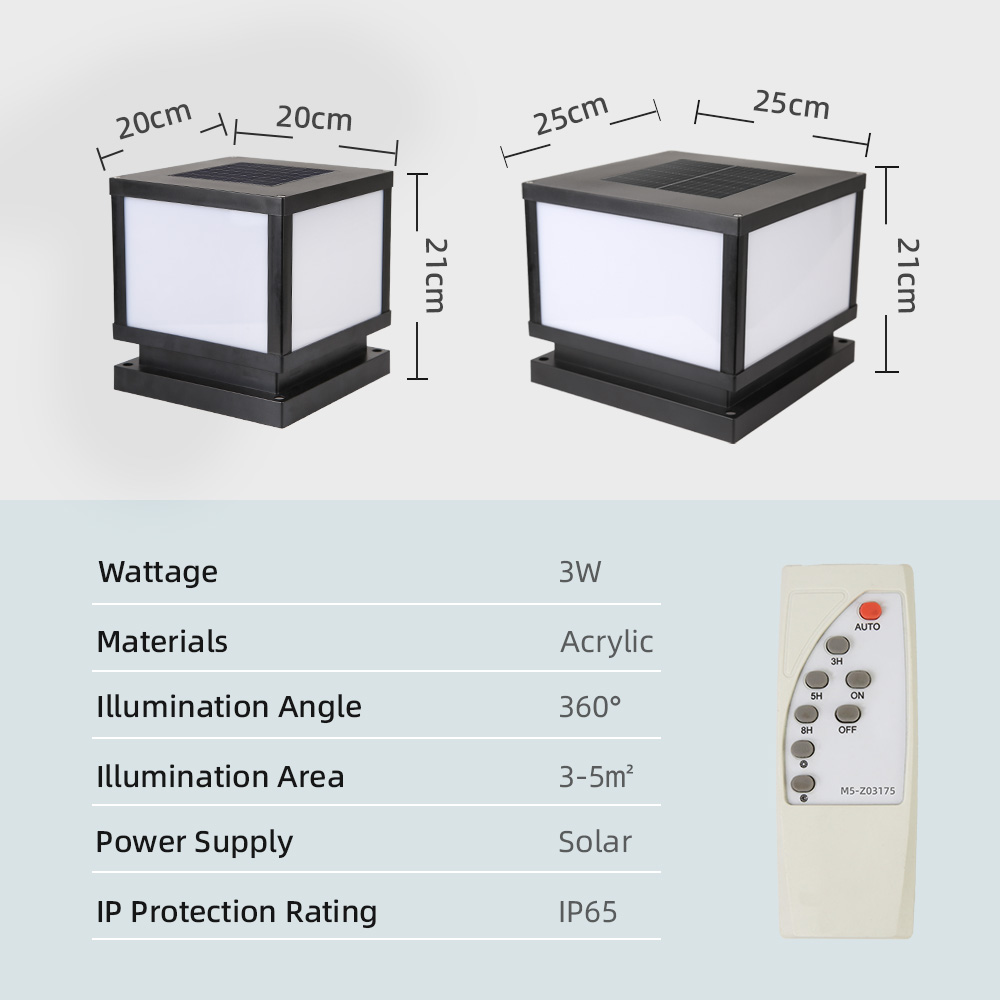 Luces solares LED para exterio - Outdoor Power Tower reseña y precio