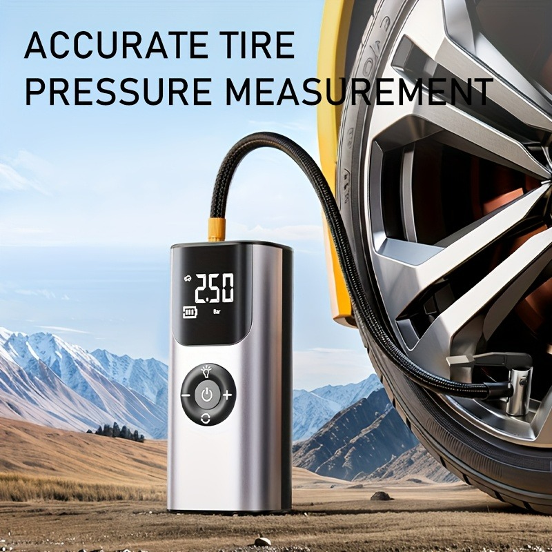 Inflador de neumáticos portáti - Air Compressor Portable reseña y precio
