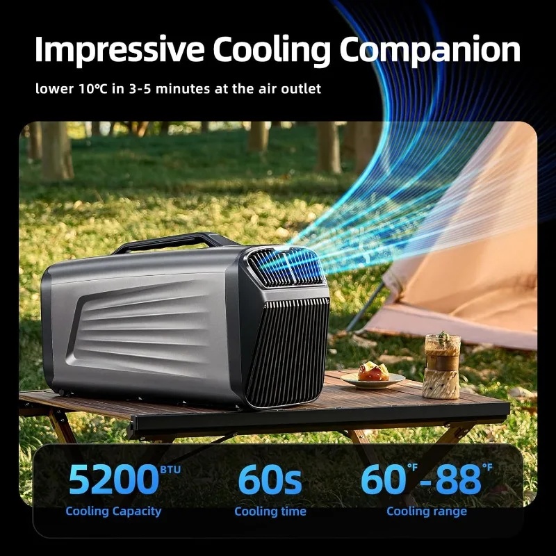 Aire Acondicionado Portátil de - Outdoor Power Vac reseña y precio