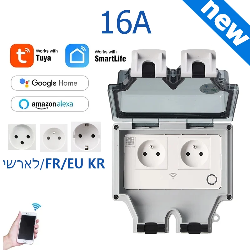 Toma de corriente Tuya IP66 pa - Outdoor Power Timer reseña y precio