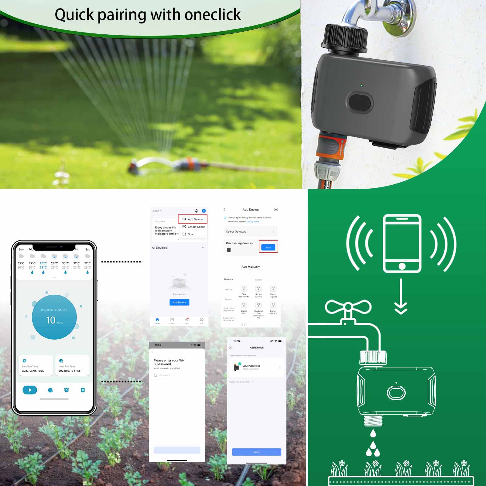 Temporizador de riego automáti - Outdoor Power Timer reseña y precio