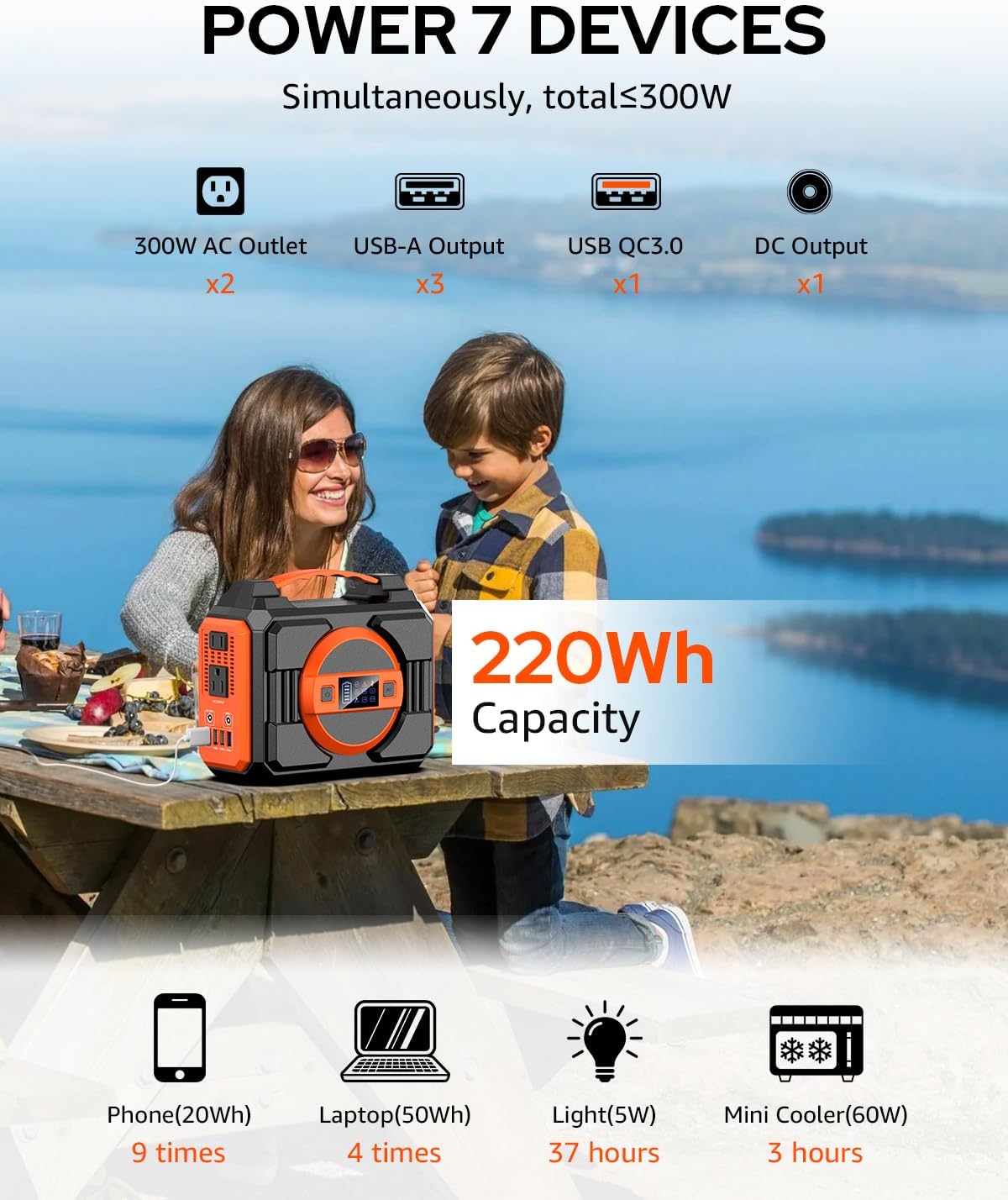 Estación de Energía Portátil d - Outdoor Power Vac reseña y precio