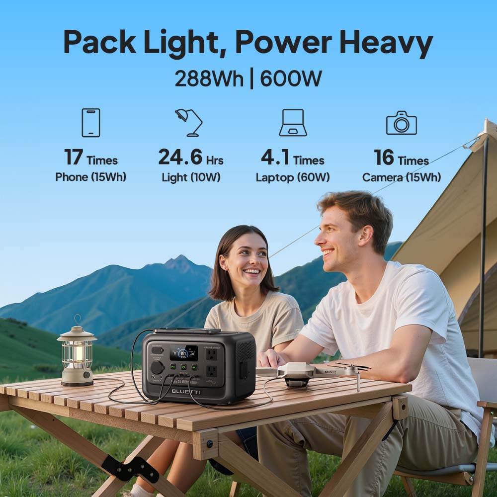 【Renew】BLUETTI Elite 30 V2 Est - Outdoor Power Tower reseña y precio