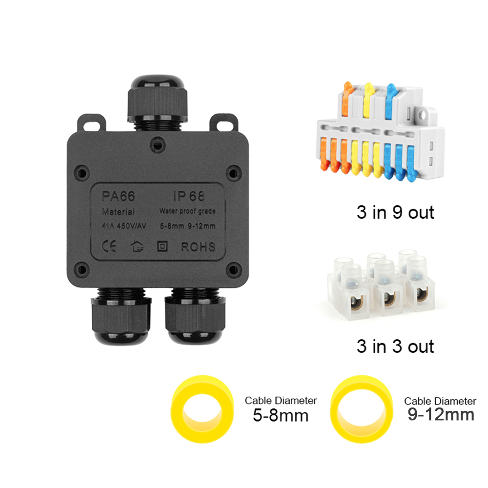 Caja de conexiones impermeable - Outdoor Power Supply Box reseña y precio