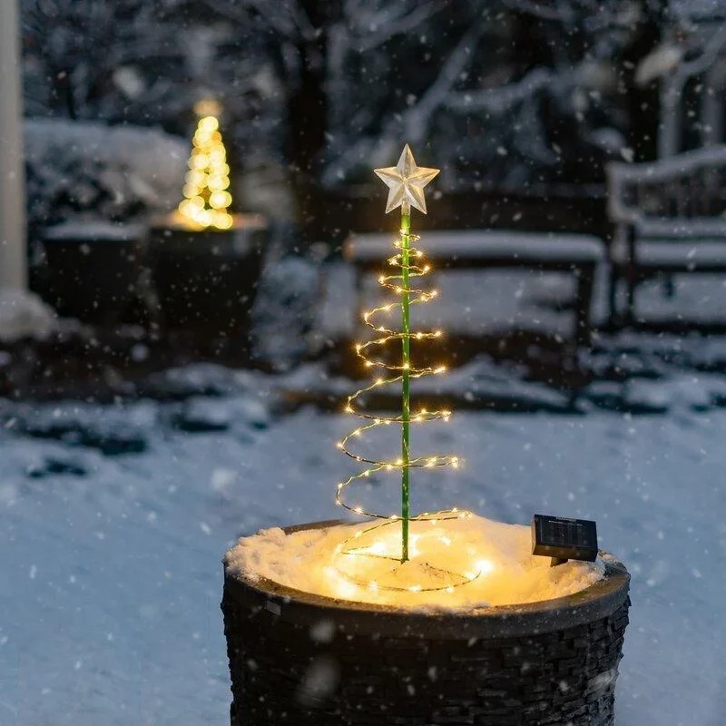 Luces LED de Navidad con Energ - Outdoor Power For Xmas Lights reseña y precio