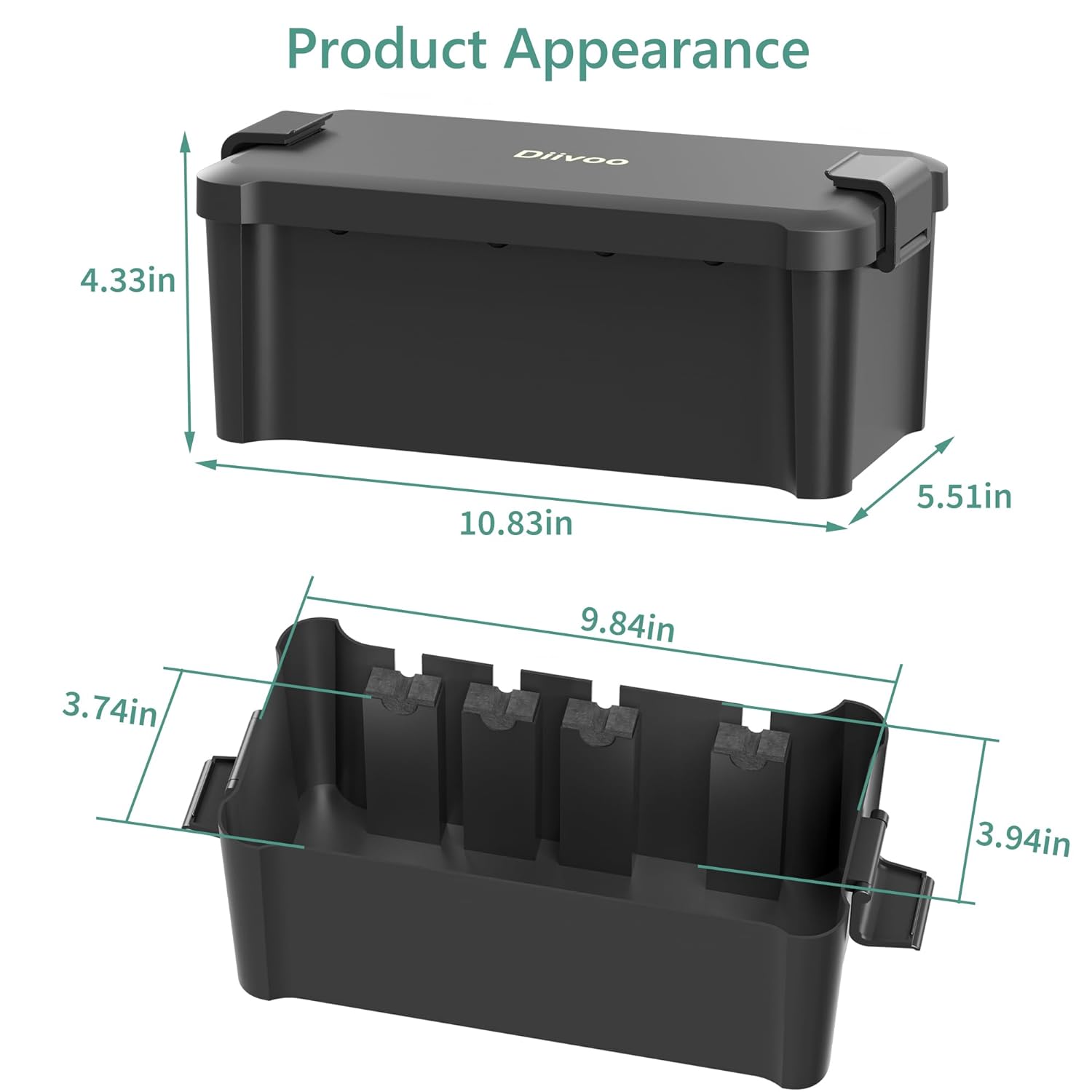 Diivoo-caja eléctrica impermea - Outdoor Power Supply Box reseña y precio