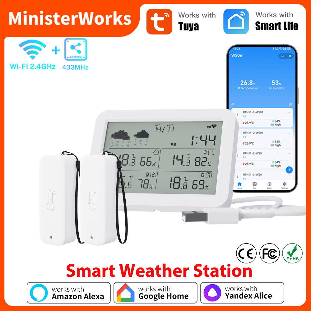 Tuya-estación meteorológica Wi - Outdoor Power Tower reseña y precio