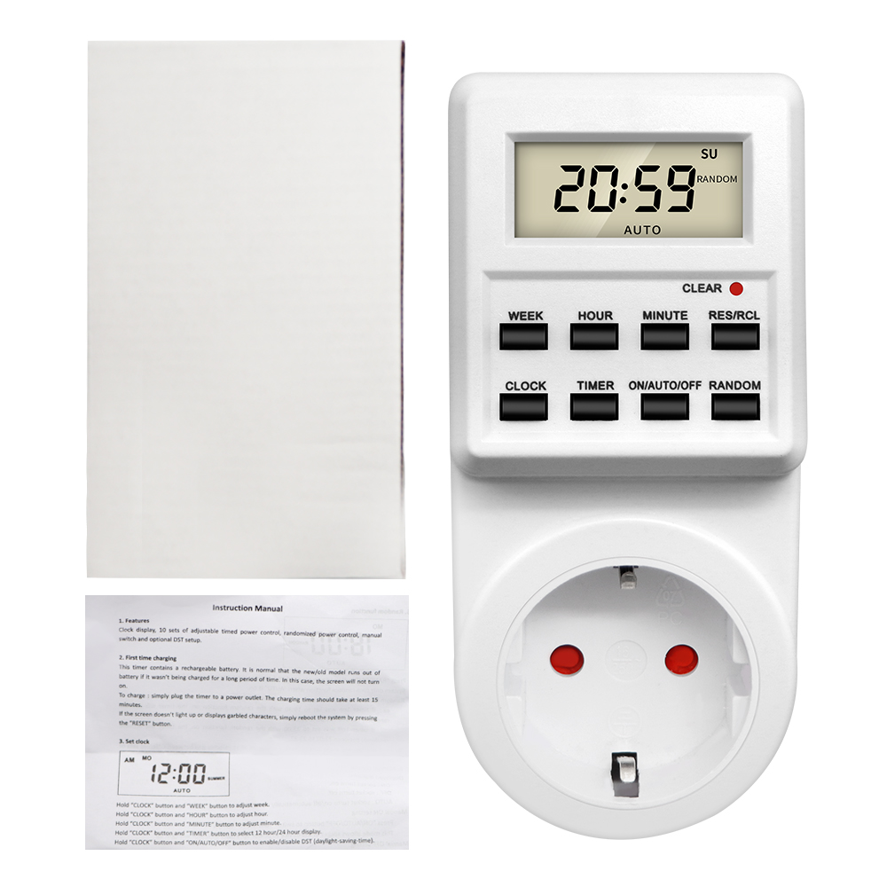 Enchufe de interruptor de temp - Outdoor Power Timer reseña y precio