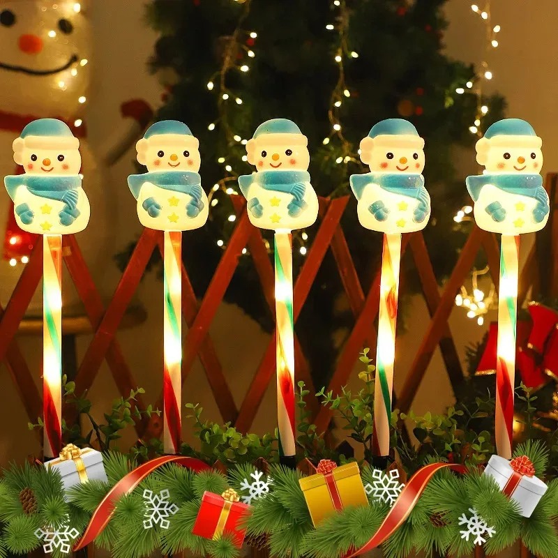Lámpara LED de Papá Noel y Muñ - Outdoor Power For Xmas Lights reseña y precio