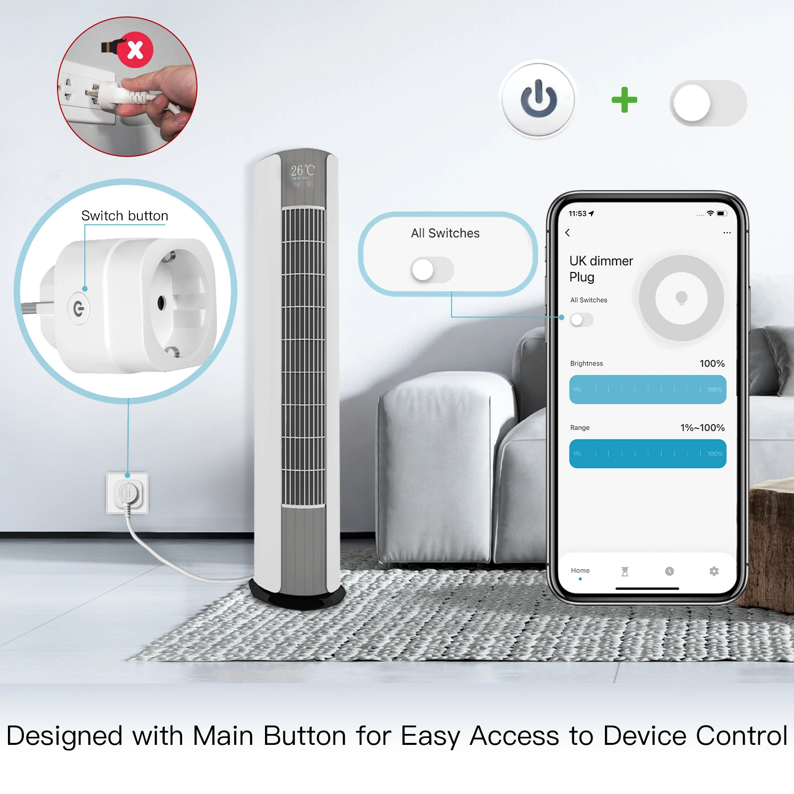 Enchufe Inteligente WiFi MOES  - Outdoor Power Timer reseña y precio