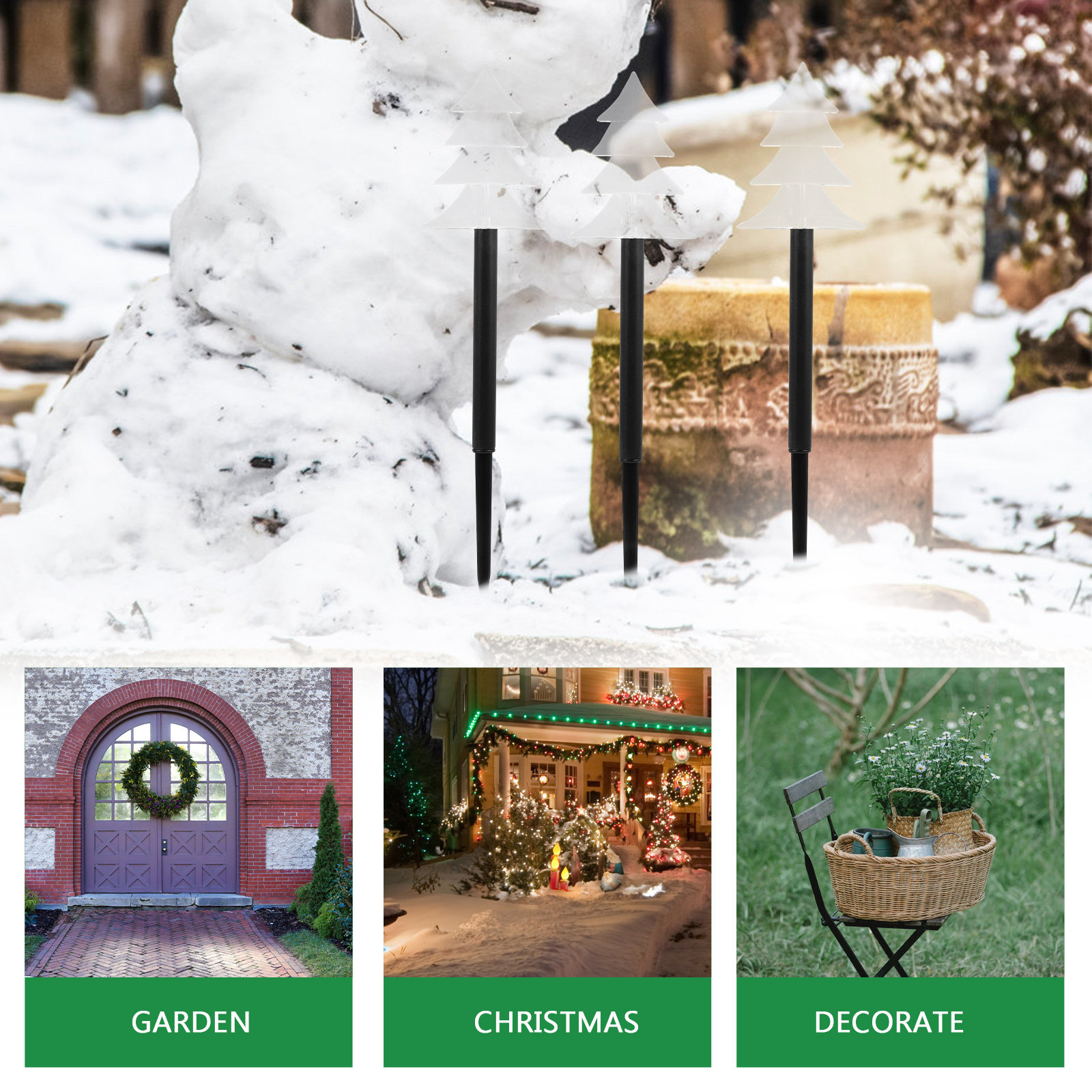 5 piezas de accesorios creativ - Outdoor Power For Xmas Lights reseña y precio