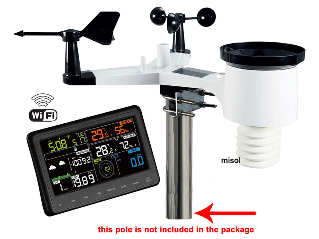 Estación meteorológica WiFi MI - Outdoor Power Tower reseña y precio